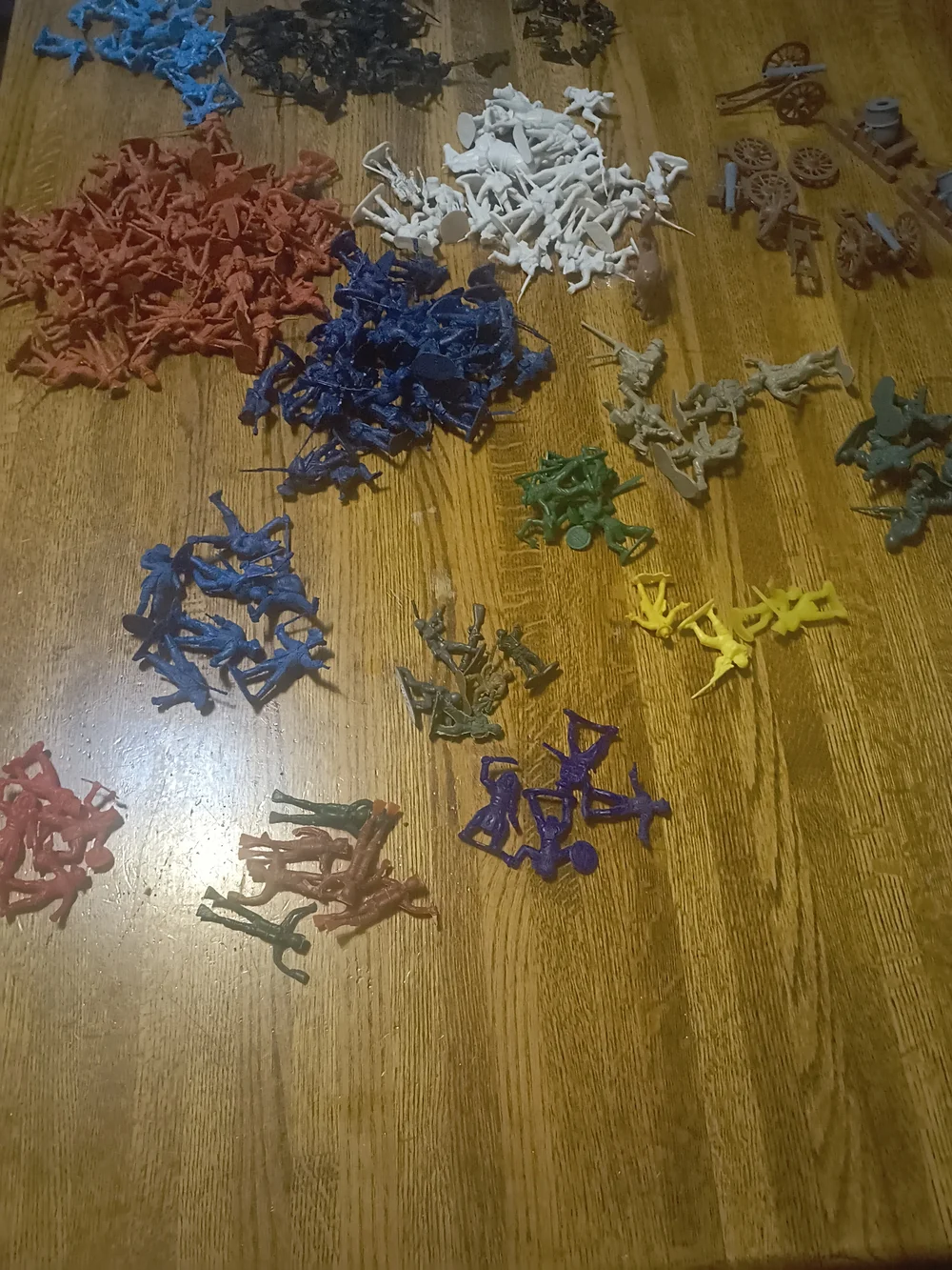 Huge Lot Army Men Soldiers Revolutionary War Cowboys Indians Knights Crimea War